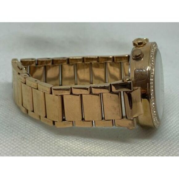 Michael Kors MK5491 Women's Watch Chronograph Rose Gold Analog 38mm Quartz D203 - Picture 8 of 9